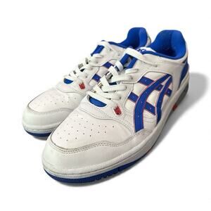 Asics EX89 Knicks 1201A476 Low Top White Blue Sneakers Shoes Men's size 11 M